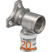 Uponor S-Press Plus Aqua plaque murale à sertir avec petite bride 20mmx1/2bi SW246244