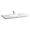 Laufen Living Square lavabo pour meuble 130x48x15cm sans trou de robinet avec trop-plein céramique blanc 0084216