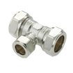 Bonfix té de réduction à compression nickelé 15x15 mmx1/2 FI gastec / kiwa 3011062