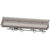 Intersan Sanilav auge de lavage 240cm avec 4 robinets électroniques inox 304 104M9 GA46320