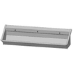 Intersan Sanilav auge de lavage 180cm 3 personnes avec 3 trous de robinet inox 304 GA42284