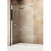 Novellini Giada paroi de douche à l'italienne H 160x195cm avec barre murale 100cm chrome/transparent 0336344