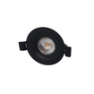 InterlightLED DownlightsLED Camini downlight IP44 dimbaar rond8W/36°/2700Kniet kantelbaarzwart SW375388