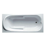RIHO Columbia Baignoire rectangulaire encastrée 160x75cm Blanc brillant 311205