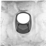 Ubbink Ubiflex chapeau de passage de toit universel 214mm 25-45° 70x1000mm noir 1406124