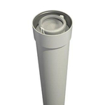 Ubbink Ubi Fit PP prolongement concentrique T120 ø60/100 L=500mm blanc SW69436