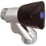 Robinet aérateur chromé bouton Kiwa 1/2 sans écrou tournant 1500678