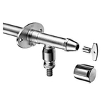 Schell Polar II robinet de façade antigel 1/2 x15mm avec aérateur mat chrome 1510028