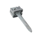 Walraven BIS Goupille murale pour collier PVC B galvanisé à chaud type 140 65 mm 1740083