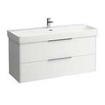 Laufen Base for Pro S meuble sous lavabo avec 2 tiroirs pour lavabo H814965 116x44x53cm blanc brillant SW157452