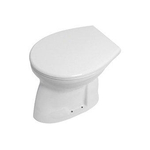 Plieger Brussel cuvette au sol à chasse plate AO 35,5x46,5cm blanc SW157061
