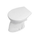Plieger Brussel cuvette à poser à chasse plate PK 35x46,5cm blanc SW157062