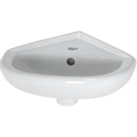 Jika Euroline lave-mains d'angle 44.5x42.5cm blanc 0190709
