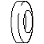 De Beer Rosace de robinet chromée 3/4x30mm 3430243