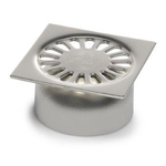 Aquaberg Grille en inox pour 182100040 82x82mm incl. garde d'odeur 2300056