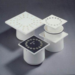 Dyka siphon de sol intérieur ABS D10 avec grille inox 10x10cm 2300419