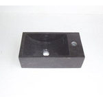 Plieger Stone lave-mains - 40x22x12cm - trou de robinet à droite - anthracite SW225231