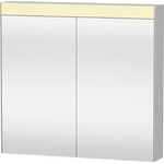 Duravit Best spiegelkast met LED verlichting en wastafelverlichting m. 2 deuren 81x76x14.8cm m. schakelaar-stopcontact module SW228784