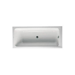 Duravit D-code Kunststof bad acryl rechthoekig - 170x75x40cm - zonder poten (afvoer in het midden) - glans wit 0297514