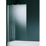 Novellini Aurora pare-baignoire 1 partie 70x150cm profil blanc et verre transparent 0335623