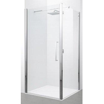 Novellini Young 2.0 F1 zijwand 57/59x200cm chroom profiel met helder glas 0336450