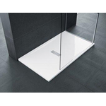 Novellini Ultra flat douchebak acryl rechthoekig 140x80x12cm incl. poten en sifon wit mat 0336019