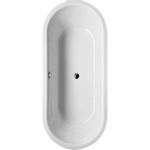 Bette Starlet Flair baignoire acier émaillé ovale 178x78x42cm blanc 0341260