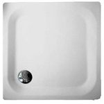 Bette receveur de douche acier carré 90x90x2.5cm blanc 0360563