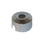 De Beer rosace de robinet chromée 1/2 x40mm avec découpe de 15mm pour montage sur mur 3430031