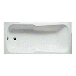 Bette Set baignoire tôle d'acier rectangulaire 180x80x38cm blanc 0340972