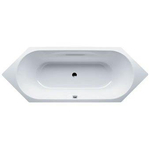 Kaldewei Vaio Duo 6 baignoire acier émaillé hexagonale 210x80x43cm blanc 0360561