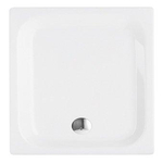 Bette receveur de douche en tôle d'acier 120x100x15cm rectangulaire blanc 0372040