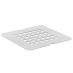 Ideal standard Ultraflat solid grille de recouvrement acier inoxydable 12,5x12,5cm blanc SW98706