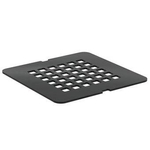 Ideal Standard Ultraflat Solid grille de recouvrement inox 12,5x12,5cm noir SW98708
