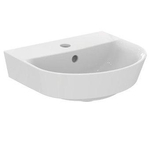 Ideal Standard Connect Air lave-mains Arc 1 trou de robinetterie avec trop-plein 40x35cm blanc SW104869