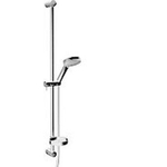 Hansa Hansaviva glijstangset met handdouche Hansaviva 3 st 90cm met doucheslang 175cm met zeepschaal chroom 0394617