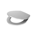 Plieger Economy abattant WC incluant le couvercle en thermoplastique avec kit de fixation en inox blanc 4345102