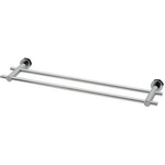 Plieger barre porte-serviettes double pour radiateur design chrome SW237010