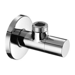 Schell Stile robinet d'angle design 1/2 x1/2 à fonctionnement caché chrome 0440218