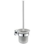 Plieger Vigo ensemble brosse WC modèle mural avec verre chrome SW225383
