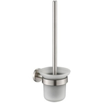 Plieger Vigo Ensemble brosse WC modèle mural avec verre inox brossé SW225384