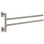 Plieger Vigo Porte-serviette 45cm 2 bras Inox brossé SW225399
