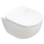 Plieger Zano hangtoilet – Rim-ex – diepte 54 cm – met slim softclose zitting – glans wit SW398361