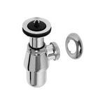 Plieger siphon à culot 5/4 avec rosette chrome 0500100