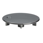 Viega domoset élément de finition pour évacuation de receveur de douche 52mm chrome 0500311