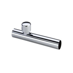 Viega Tuyau mural 5/4" x20cm sans rosace avec aérateur chrome 0500429