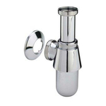 Viega Siphon d'évier sans tuyau mural 5/4 avec rosace chrome 0500569