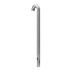 Viega tube de sol pour siphon tubulaire 6/4x68cm chrome 0500690