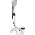 Viega Multiplex Multiplex Visign M9 vidage de baignoire et combiné trop-plein 40/50x725mm avec niveau d'eau plus 5cm chrome SW31431