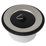 Bouchon hostaleen avec bonde pour plan de travail inox 6/4 x70mm 0520586